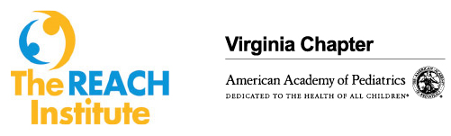 The REACH Institute and Virginia Chapter of the American Academy of Pediatrics logos