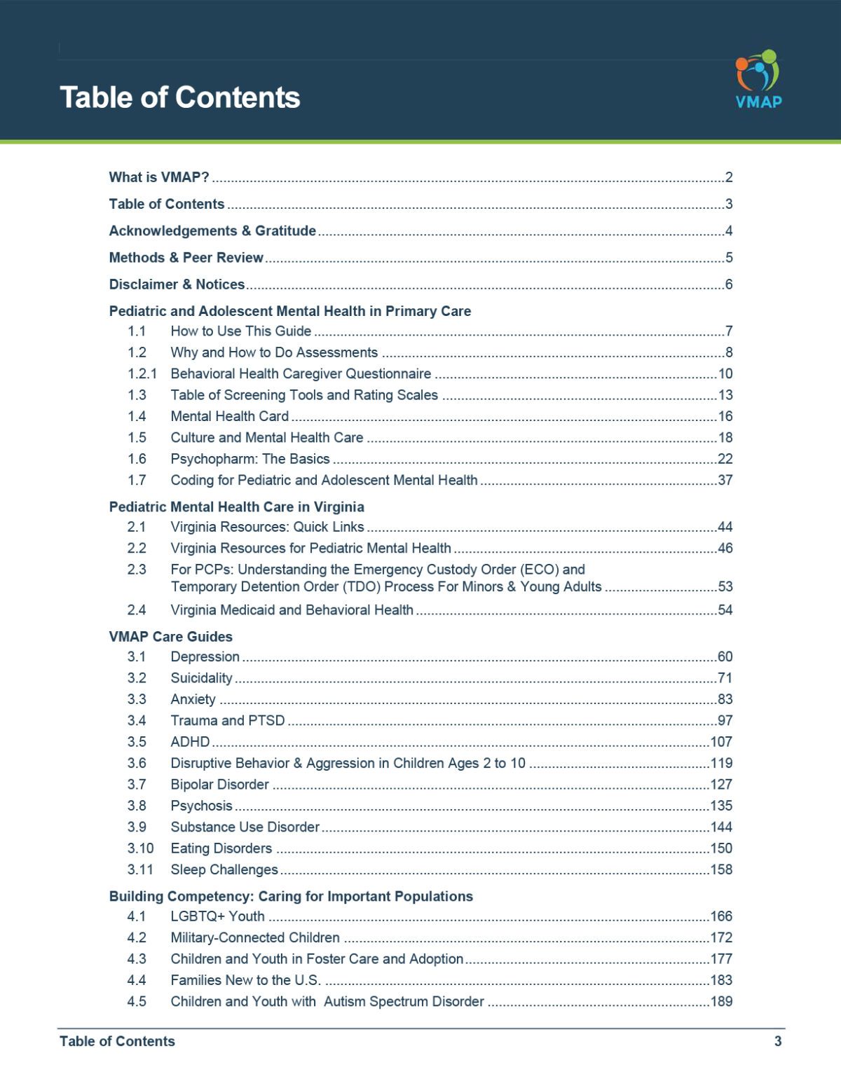 VMAP Guidebook Virginia Mental Health Access Program