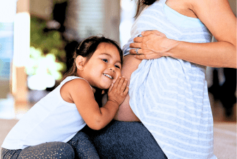 Pediatrician supporting postpartum mental health