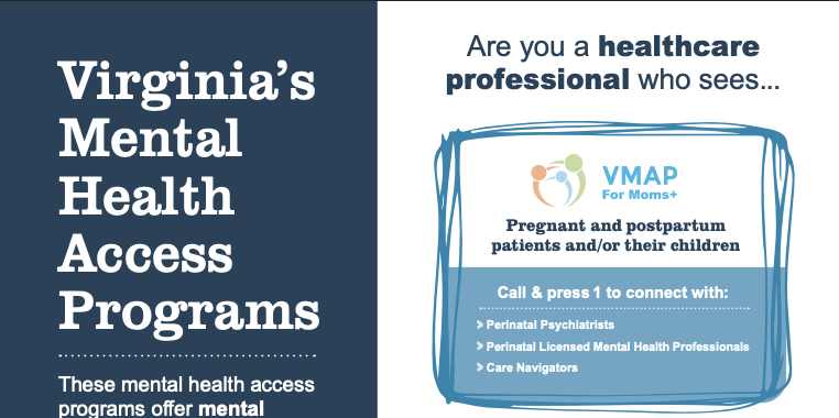 Virginia Mental Health Access Programs Flyer