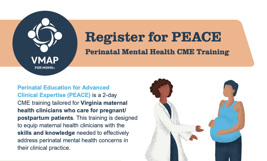 VMAP Moms+ PEACE Flyer