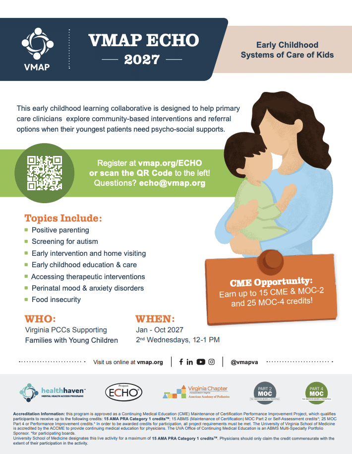 VMAP ECHO 2027 Early Childhood Systems of Care for Kids (SOCKs) Flyer